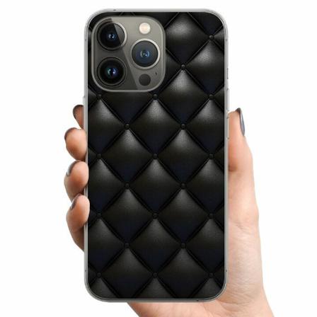 Apple Iphone 14 Pro Tpu Mobilskal Leather Black