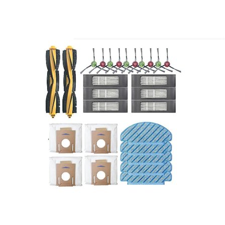 Hoved-/sidebørste Støvpose Filter Vaskbar Klut For Ecovacs Deebot Ozmo