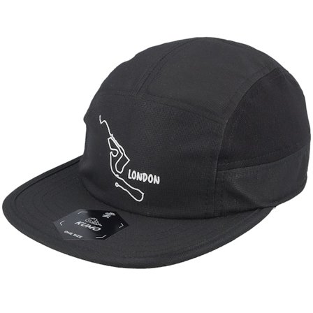 Kumo - Noir 5panel Casquette - London Marathon Cloudfit Black 5-panel @ Hatstore