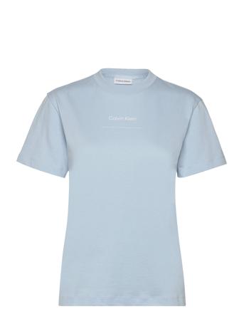 Multi Logo Regular T-Shirt Calvin Klein Blue
