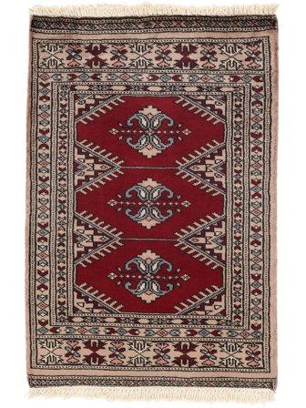 Pakistan Buchara 2Ply Teppich Orientalischer Braun/Schwarz (Wolle, Pakistan)