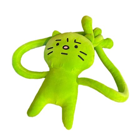 Tegneserie Lang Arm Plysj Leketøy Skulderveske Angst Kitty Veske for Reise og Shopping