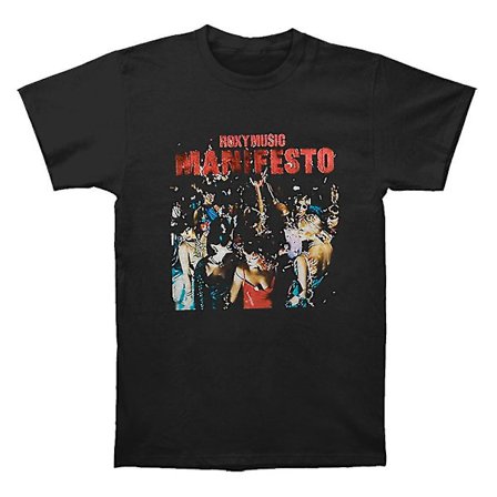 Roxy Music Manifesto T Shirt Kläder