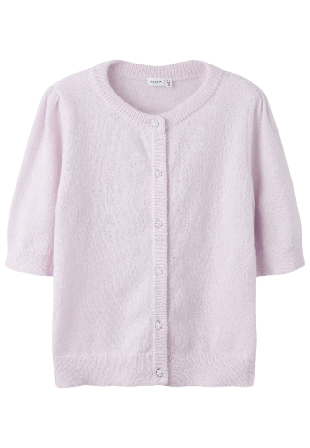 Name It Nkfnabeth 2/4 Sl Knit Card Tröjor & koftor Dam Lila 116