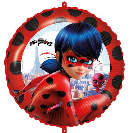 Miraculous Ladybug Folieballong 46 cm - Miraculous Ladybug Kalas Dekoration - Kalaslagret.se