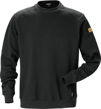 Fristads Herr ESD Sweatshirt 7083 XSM, Svart