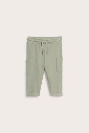 Kappahl | Våfflade byxor Mörkgrön 68 | Mörkgrön