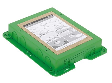 Elit 1170644 Ingjutningsbox 2-fack, lågprofil, Installationsmaterial