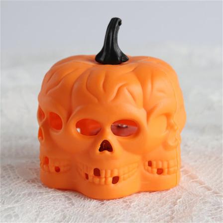 Halloween Led Hollow Pumpkin Candle Light Party Supplies Decora