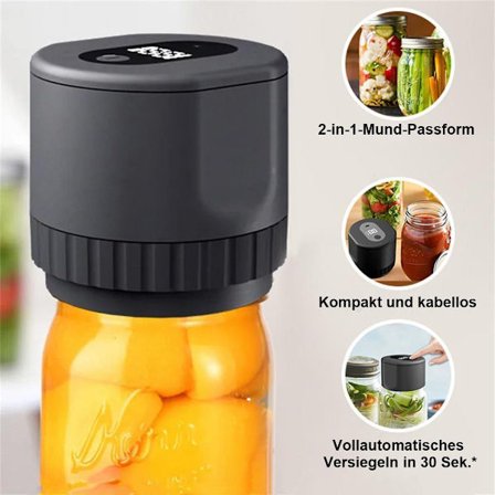 /#/Håndholdt vakuumforsegler Elektrisk vakuumforsegler for syltetøyglass, Fresh K/#/