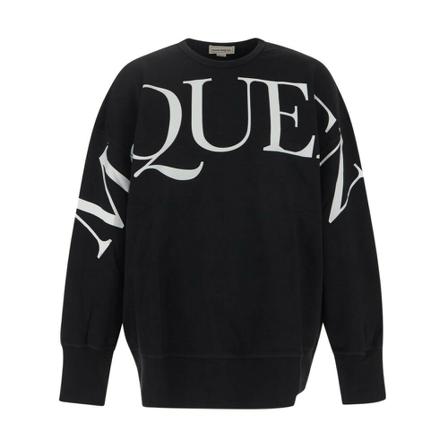 Alexander McQueen Crewneck Sort, Herre Strik