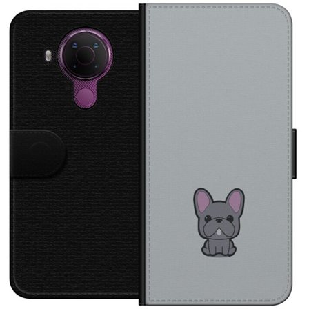 Nokia 5.4 Lompakkokotelo Frenchie Cutie