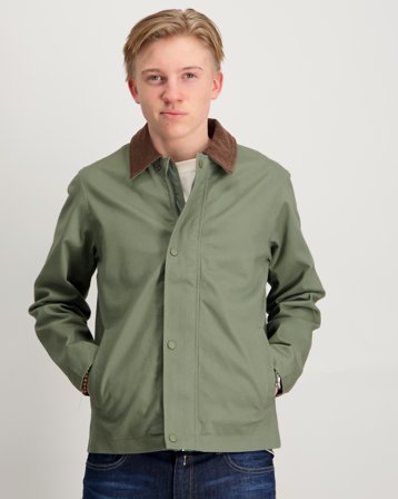 Jack & Jones JJEGRAHAM WORKER JACKET JNR Vert Vestes Garçon - Kids Brand Store