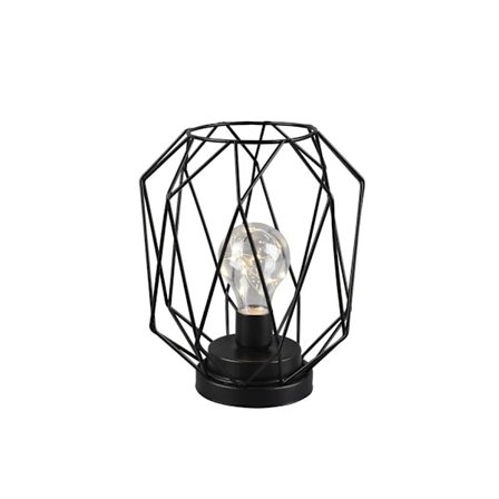 Lille LED-skrivebordslampe med batteri, industriel punktmatrixlampe