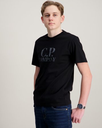 C.P. Company T-SHIRT SHORT SLEEVE Sort T-shirts Dreng - Kids Brand Store