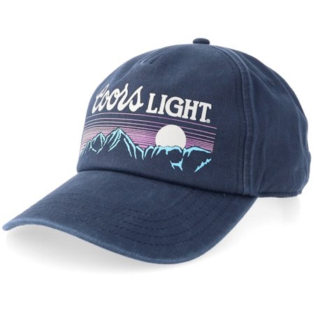 American Needle - Blå adjustable Caps - Coors Light Walker Navy A-frame Adjustable @ Hatstore