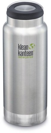 Klean Kanteen TKWide 946ml with Wide Loop Cap Brushed Stainless