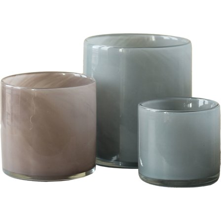 Tell me more Lyric-kynttilälyhty, 3 kpl, blue/purple/grey