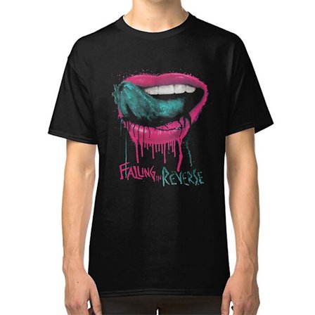 Falling in Reverse Lips Kvinnors Sexig Tank Anpassad Väst T-shirt