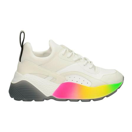 Stella McCartney Eclypse Fluo Sneakers Hvid, Dame, Størrelse: 38 EU