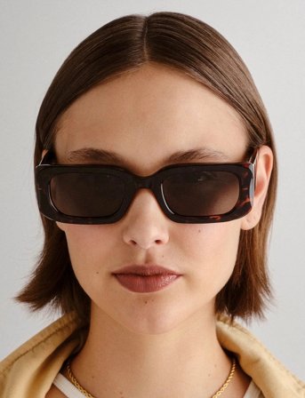 Le Specs Le Sustain - Rippled Rebel - Brown - ONE SIZE