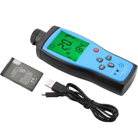 Handhållen syrgasdetektor med ljud- och ljuslarm, gasmätare för utomhusindustrin, 100‐240V