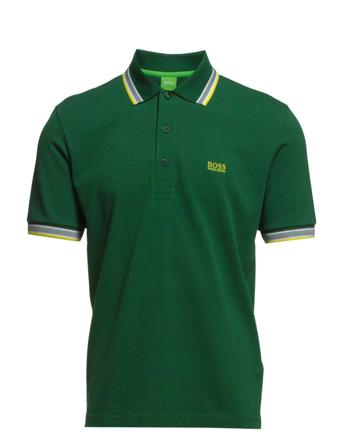 Paddy Polos Short-sleeved Vihreä BOSS