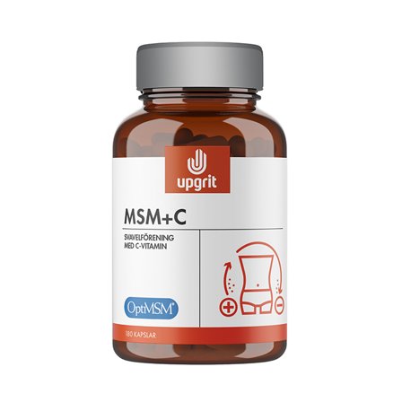 Upgrit MSM + C 180 st kapsler