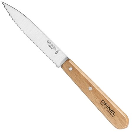 Opinel Skalkniv Tandad Rak 10 cm Bok | Matlagning > Köksknivar > Skalknivar | Bagaren och Kocken