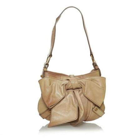 Yves Saint Laurent Vintage Pre-owned Leather Shoulder Taske inbo, Dame Vintage Tasker, Størrelse: ONE Size