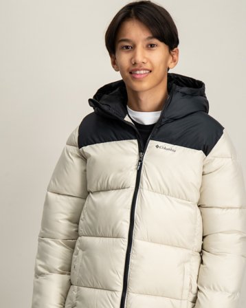 Columbia Puffect Hooded Jacket Grå Jakker Gutt - Kids Brand Store