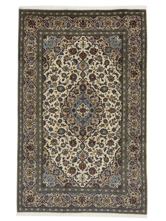 Tappeto Keshan 198X310 Marrone/Nero (Lana, )