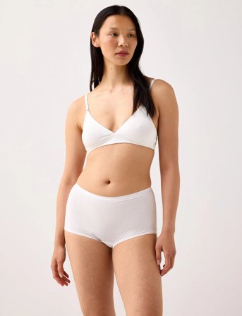 Lindex Brief 3 Pack Carin Boxer High - White - S