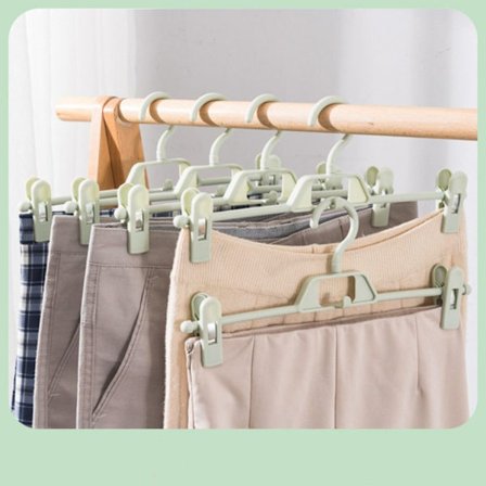 5st Klädhängare Klädtorkställ GRÖN