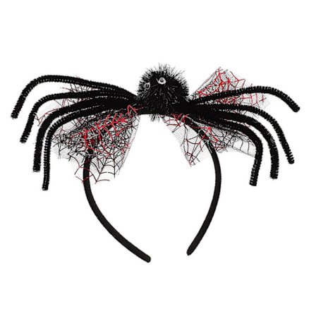 Spindeldiadem Skrämmande Halloween Spindel Hårspänne Diadem Halloween Huvudbonad