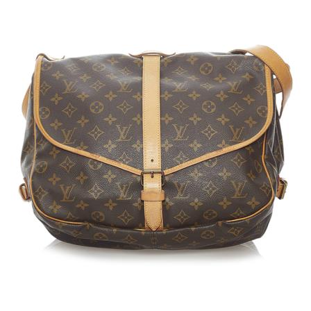 Louis Vuitton Vintage, Pre-owned Bags Bruin, Dames, Maat:ONE Size,Canvas