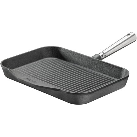 Skeppshult Grillpanna Gjutjärn Rektangulär 32 cmx 22 cm Stålhandtag | Matlagning > Kokkärl & Stekpannor > Stekpannor > Grillpanna | Bagaren och Kocken