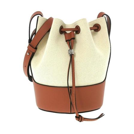 Loewe Pre-owned, Pre-owned Bucket Bags Beige, Dames, Maat:ONE Size