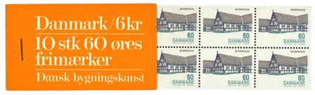 Danmark 1972 - Særfrimærkehæfte AFA S10 - Postfrisk