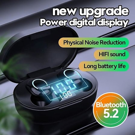 X12 Tws Trådlösa Bluetooth-hörlurar Handsfree-samtal In-ear-hörlurar Hifi-ljud Trådlösa hörlurar Brusreducering Spel Sport Headset Med Laddningsfodral