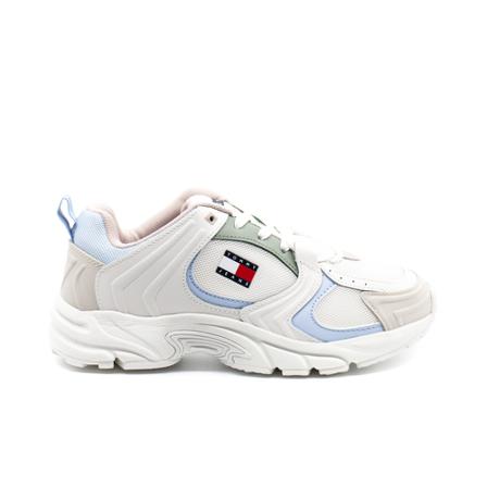 Tommy Hilfiger City Runner Sneakers , Wit , Dames , Maat: 40 EU