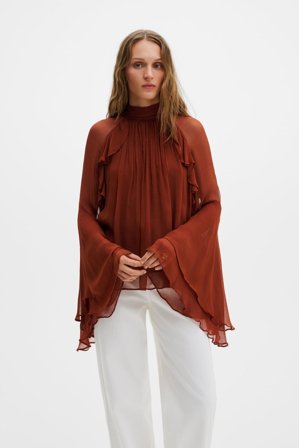 Malina - Therese blouse - 46 - Rust