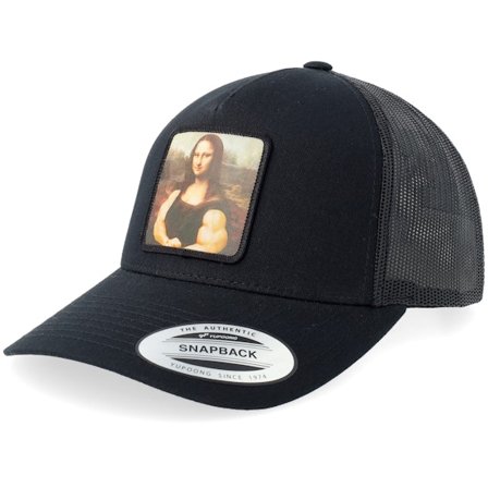 Berzerk - Nero trucker Cappellino - Lifting Mona Lisa Black A-frame Trucker @ Hatstore