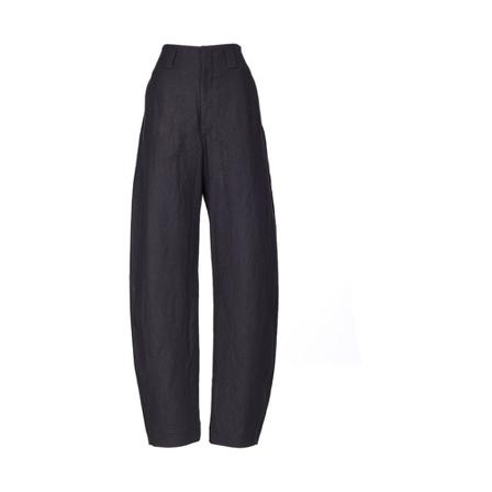 Lemaire, Wide Trousers Zwart, Dames, Maat:S