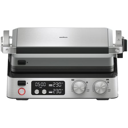 Braun MultiGrill 7 Contact Grill CG 7044, rustfrit stål - Rustfri stål | KitchenOne