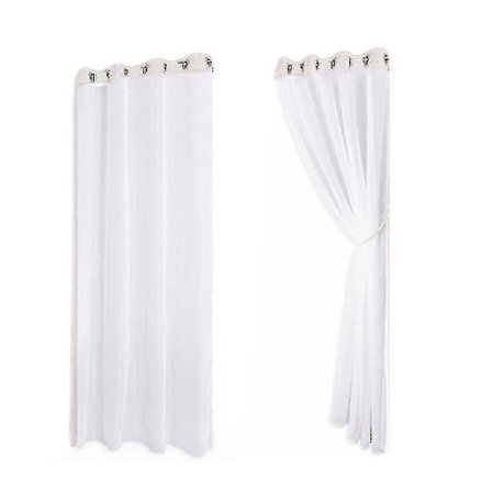 2 kpl Ulko-verhot Terassille Irrotettavat Helppokäyttöiset Vedenpitävät Läpinäkyvät Verhot Parvekkeelle Puutarhaan Gazebo