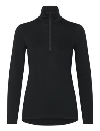 W 200 Oasis Ls Half Zip Sport Women Sport Clothing Sport Fleeces & Midlayers Black Icebreaker