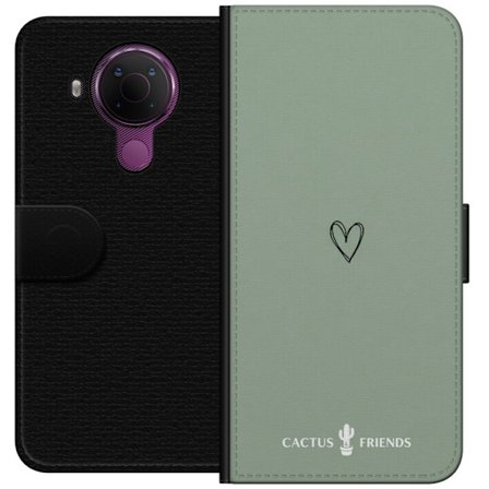 Yhteensopiva Lompakkokotelo Nokia Nokia 5.4 Cactus and Friends – SageLove