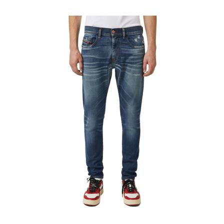 Diesel, D Strukt 09A98 jeans Blauw, Heren, Maat:W34 L30