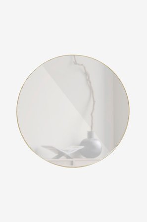 WOOOD - Spegel Doutzen Ø80cm - Guld - Små speglar - Från Homeroom